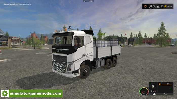 FS17 – Volvo FH16 Flatbed Truck V1.0