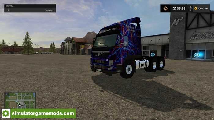 FS17 – Volvo Neon Truck V1.0