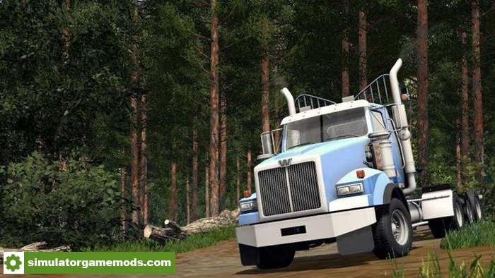 FS17 – Western Star 4900SA Tridem American Truck