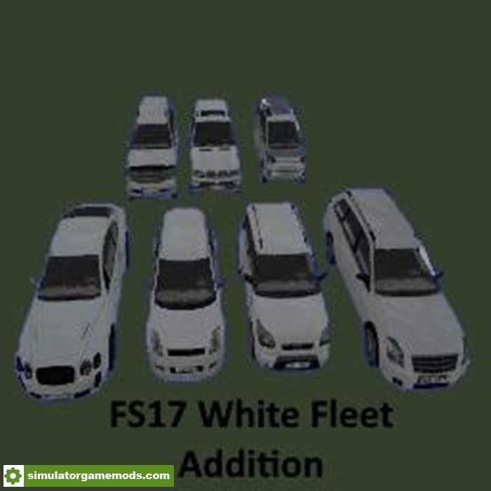 FS17 – White Fleet Addition (Map Traffic) Mod