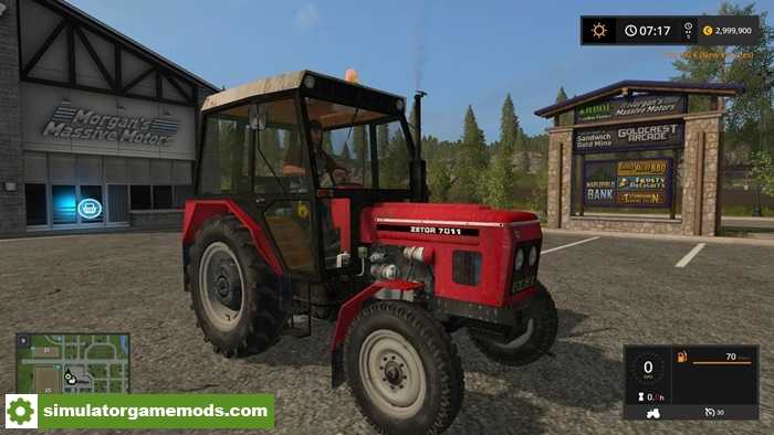 FS17 – Zetor 7011 MR Tractor V1.0