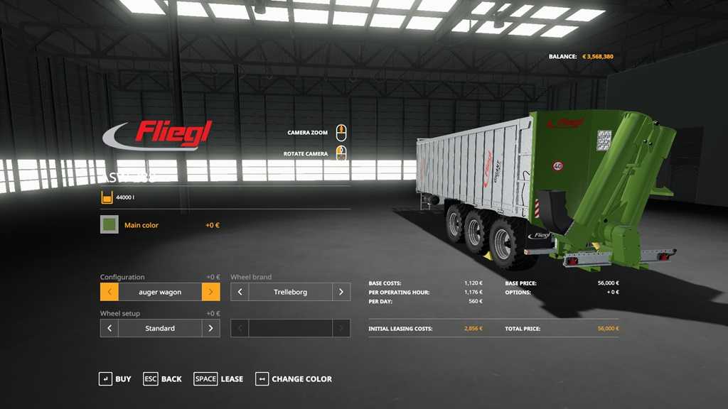 FS19 – Fliegl Asw 288 Trailer V1