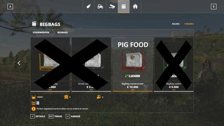 FS19 – 10K Capacity Bigbag Pigfood V1