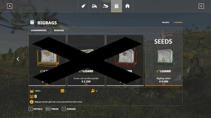 FS19 – 10K Capacity Bigbag Seeds V1