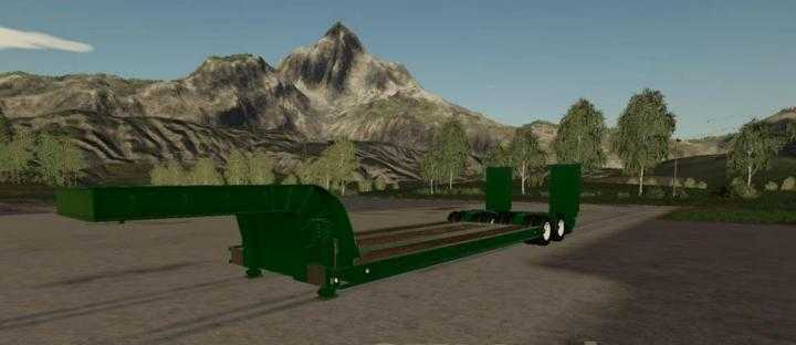 FS19 – 16 Wheels Low Deck Trailer V1