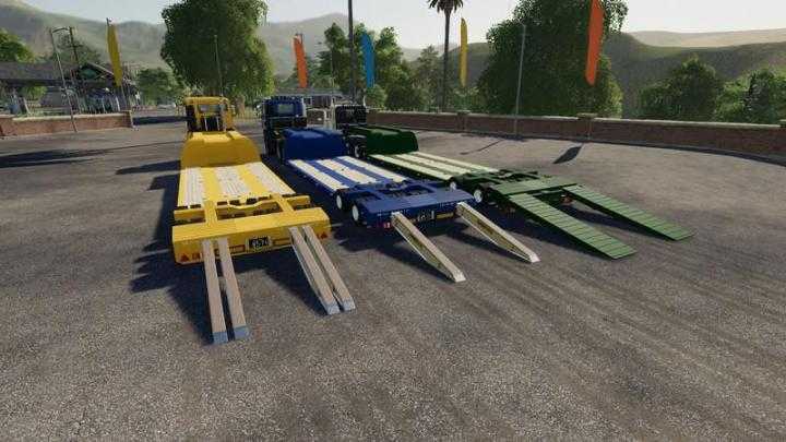 FS19 – 16Wheels Lowdeck Trailer V1.2.2