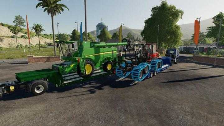 FS19 – 16Wheels Lowdeck Trailer V1.2.2