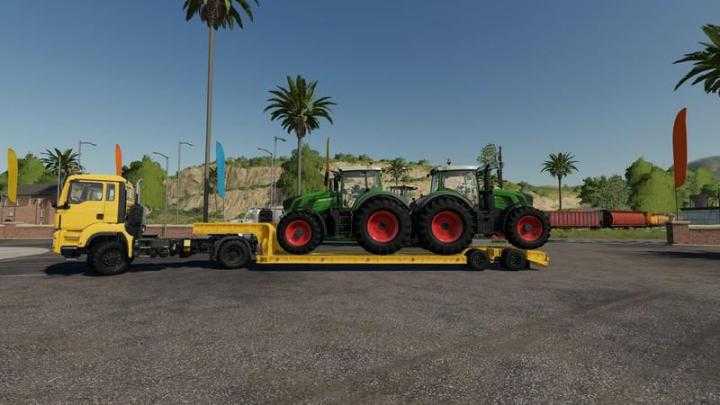 FS19 – 16Wheels Lowdeck Trailer V1.2.2