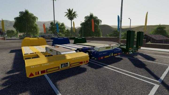 FS19 – 16Wheels Lowdeck Trailer V1.2.2