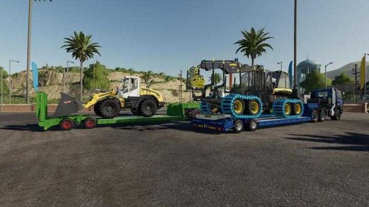 FS19 – 16Wheels Lowdeck Trailer V1.2.2