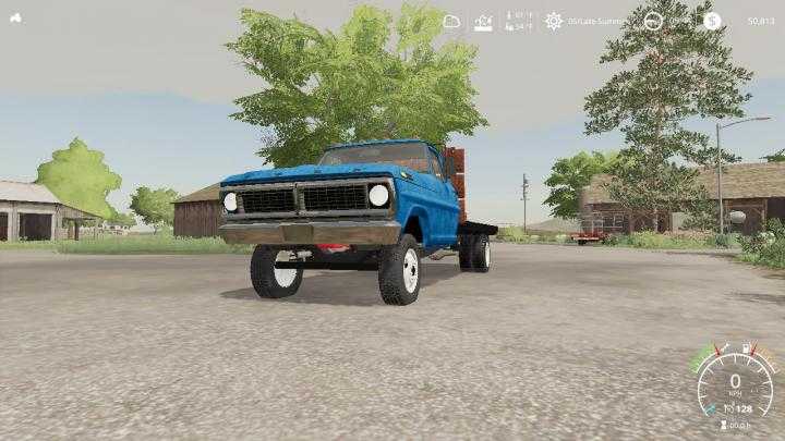 FS19 – 1970 Ford F350 Flatbed Wip V1