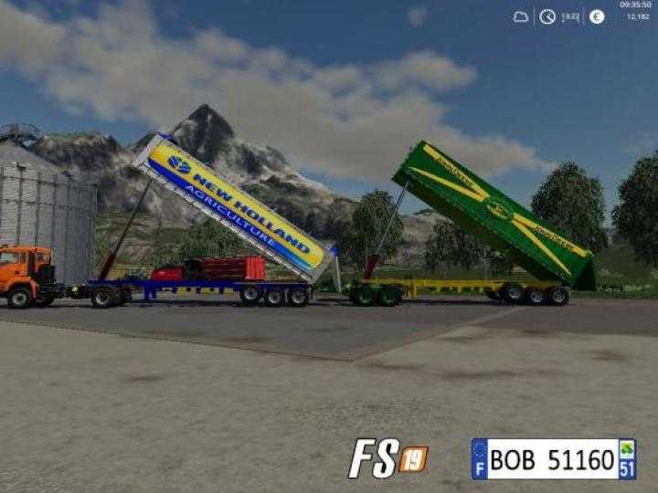 FS19 – 2 X Trailers Dump Pack2 V2