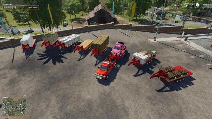 FS19 – 2014 Pickup With Semi-Trailer And Autoload V1.9