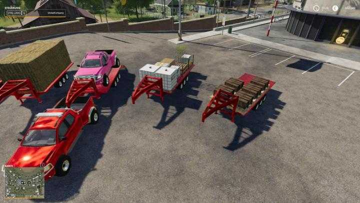 FS19 – 2014 Pickup With Semi-Trailer And Autoload V1.9