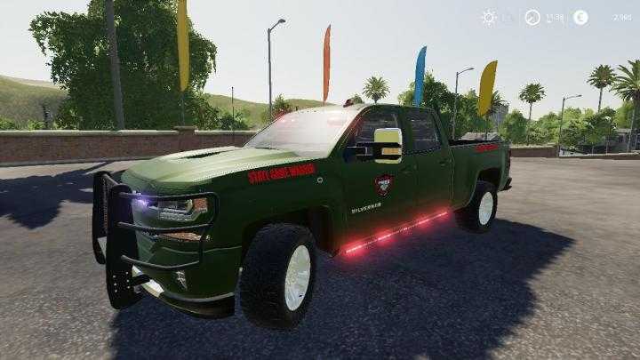 FS19 – 2016 Chevy Silverado Game Warden V5 - Mody-FS.ru