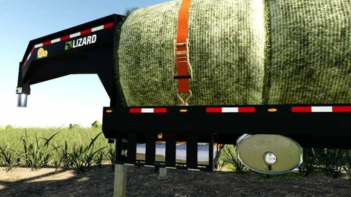 22Ft Gooseneck Baling Trailer V1.1 FS19