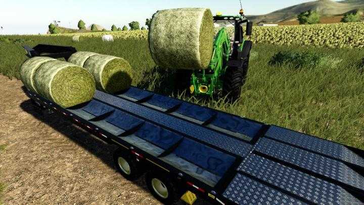 FS19 – 22Ft Gooseneck Baling Trailer V1