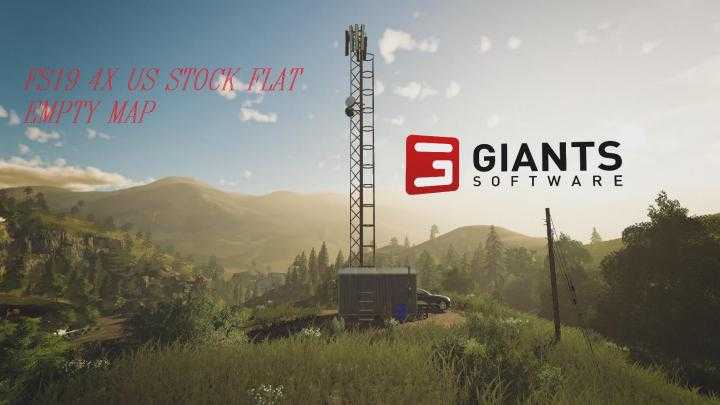 FS19 – 4X Us Stock Flat Map V1