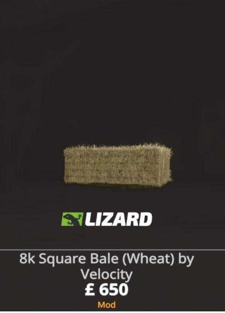 FS19 – 8K Square Bale (Wheat) V1