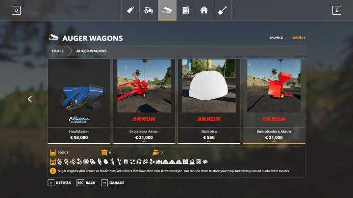 FS19 – Akron Pack V1