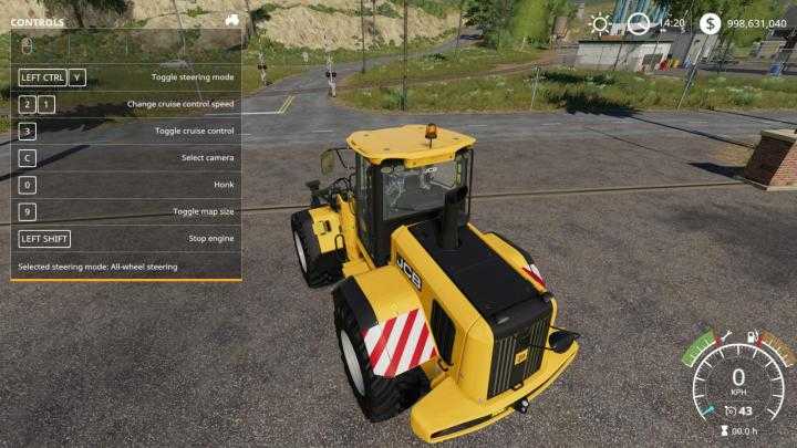 FS19 – All Wheel Drive Modes – Jcb Frontloader V1.1