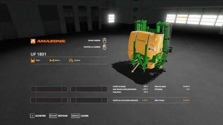 FS19 – Amazone Ft 1001 & Uf 1801 V1