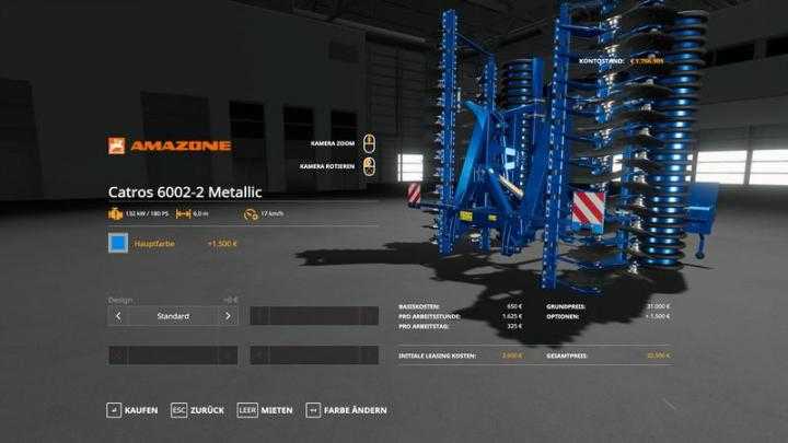 FS19 – Amazone Pack Metallicedit V1