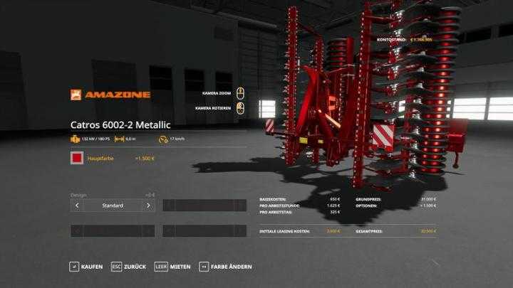 FS19 – Amazone Pack Metallicedit V1