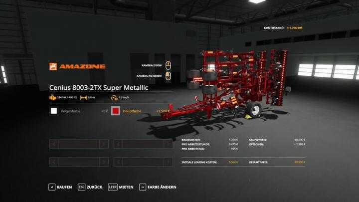 FS19 – Amazone Pack Metallicedit V1