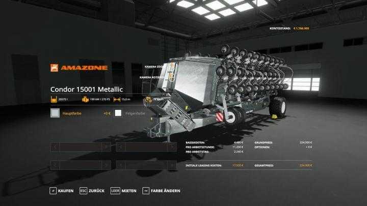 FS19 – Amazone Pack Metallicedit V1