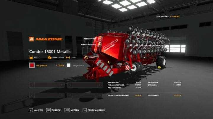 FS19 – Amazone Pack Metallicedit V1