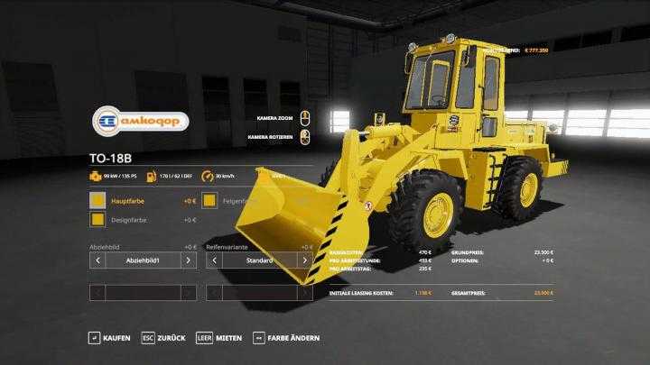 FS19 – Amcodor To-18B V1