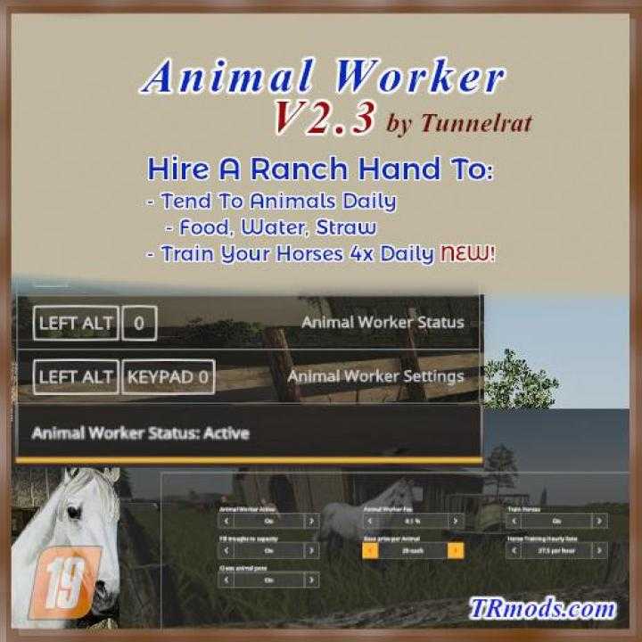 FS19 – Animal Worker V2.3