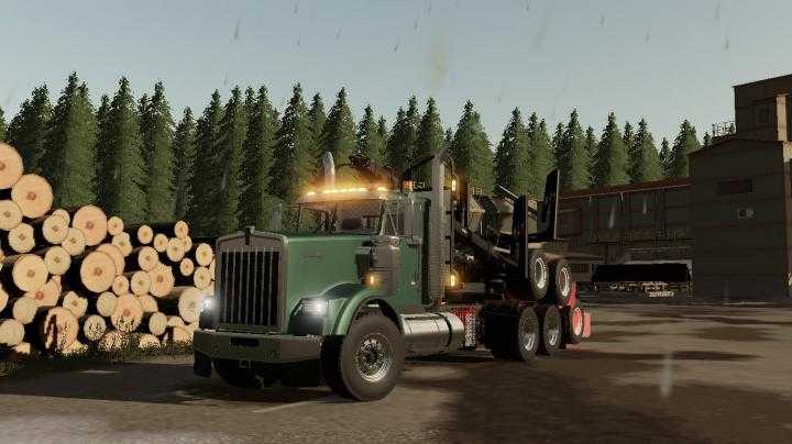 FS19 – Arctic Jeep And Pole Logging Trailers 1.0