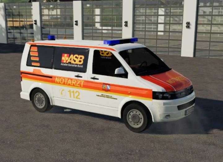 FS19 – Asb Emergency Doctor Vw T5 V1