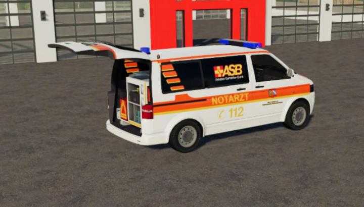 FS19 – Asb Emergency Doctor Vw T5 V1