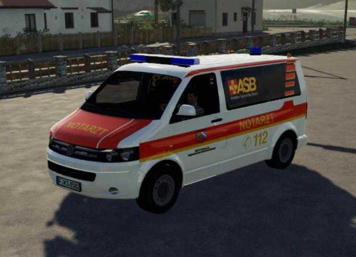 FS19 – Asb Emergency Doctor Vw T5 V1