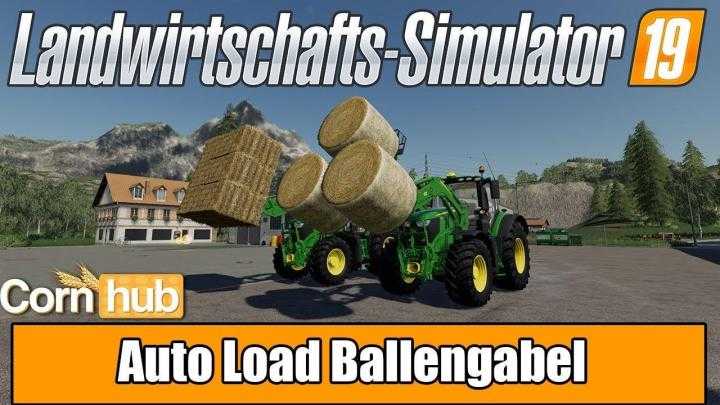 FS19 – Auto Load Ballengabel V2.0.0.1