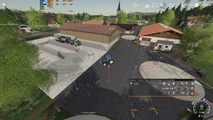 Autodrive Course For Ellerbach 1.4 V0.9 Beta FS19