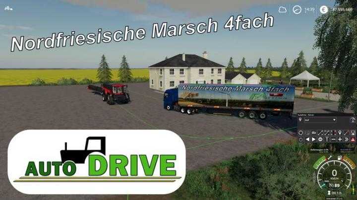 FS19 – Autodrive Route Network Nf March 4-Way With Trenches V2