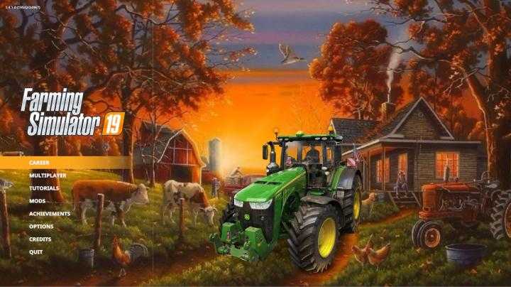 FS19 – Autumn Farm Menu Background V1