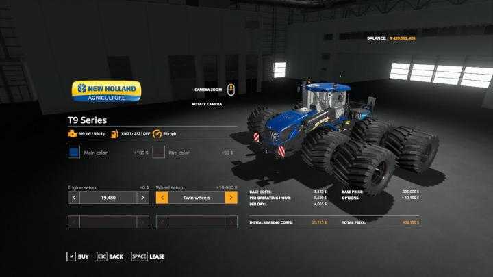 FS19 – Beast Newholland T9 Series Ve V1