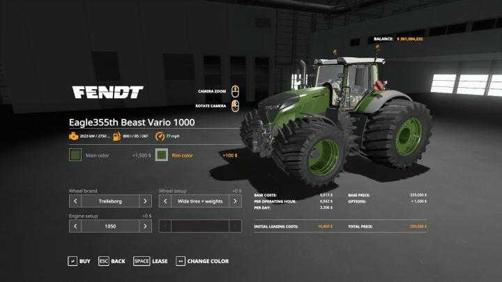 FS19 – Beast Vario 1000 V1