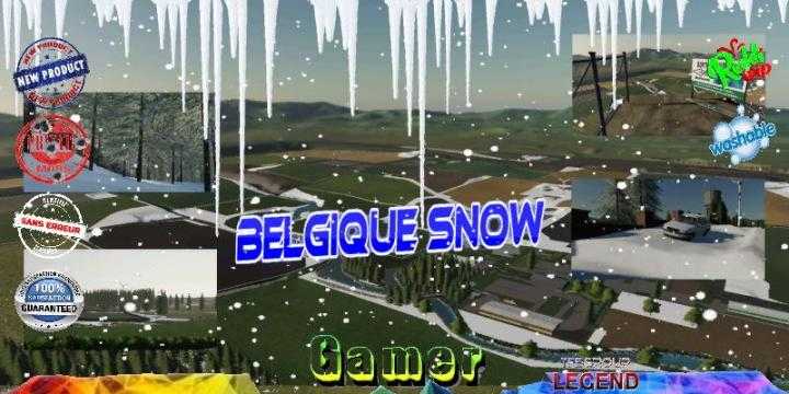 FS19 – Belgique Snow Map V1