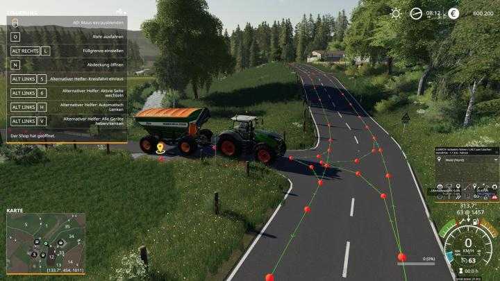 FS19 – Bergisch Land – Autodrive Kurs V1