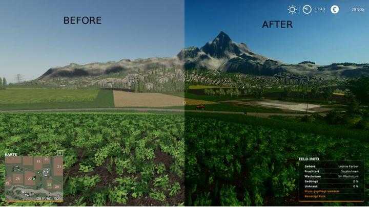 FS19 – Better Graphics – Shadermod V2