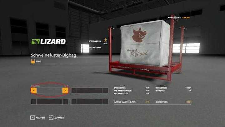 FS19 – Bigbags And Tank In Different Sizes V1