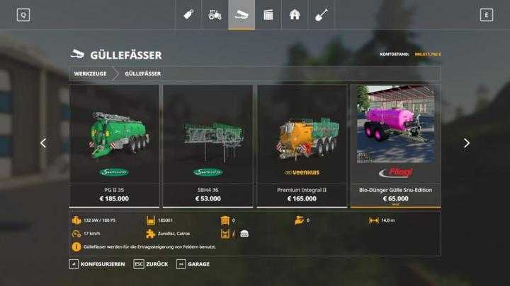 FS19 – Bio Dunger Pack Snu-Edition V1