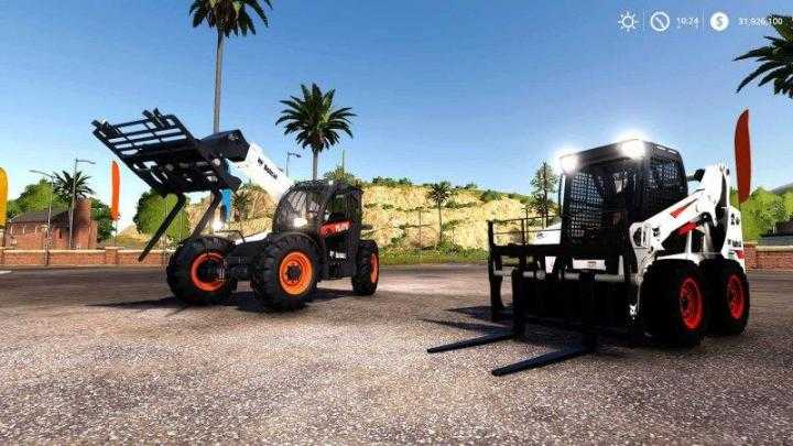 FS19 – Bobcat 590 And Bobcat Skidsteer V1