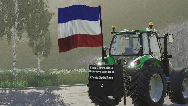 FS19 – Boeren Protest Vlaggen V1